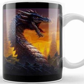 Baskı Dükkanı Dragon The Blue Wurm Kupa