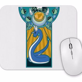 Baskı Dükkanı Dragonair Nouveau Mouse Pad