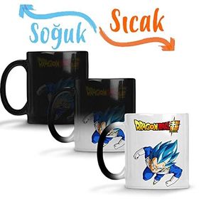 Baskı Dükkanı Dragonball Z Super Sihirli Porselen Kupa