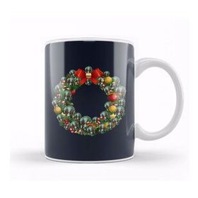 Baskı Dükkanı Drax Guardians of the Galaxy Multiface Christmas Wreath Kupa