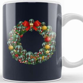 Baskı Dükkanı Drax Guardians of the Galaxy Multiface Christmas Wreath Kupa