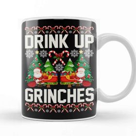 Baskı Dükkanı Drink Up Grinches 01 Kupa