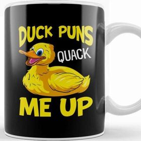 Baskı Dükkanı Duck Puns Quack Me Up! Adorable Duckling Pun Kupa