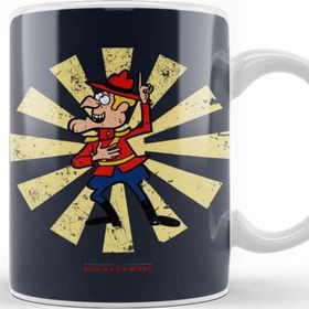 Baskı Dükkanı Dudley Do Right Retro Japanese Kupa
