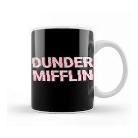 Baskı Dükkanı Dunder Mifflin Glitch Kupa