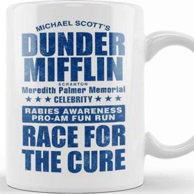 Baskı Dükkanı Dunder Mifflin Rabies Awareness Race For The Cure Kupa