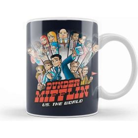 Baskı Dükkanı Dunder Mifflin vs The World the Office Kupa