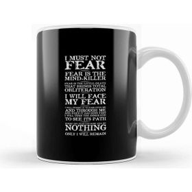 Baskı Dükkanı Dune Fear Quotes Kupa
