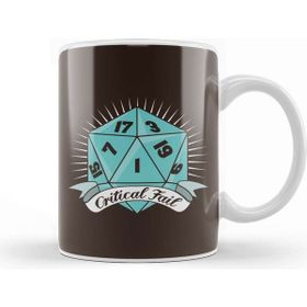 Baskı Dükkanı Dungeons and Dragons Critical Fail Kupa