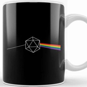Baskı Dükkanı Dungeons and Dragons Dice Dark Side of The Moon Kupa
