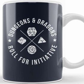 Baskı Dükkanı Dungeons and Dragons Roll For Initiative Kupa