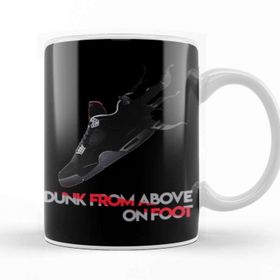 Baskı Dükkanı Dunk From Above On Foot Air Jordan Iv 4 Kupa