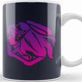 Baskı Dükkanı Dva Purple Artwork Overwatch Kupa