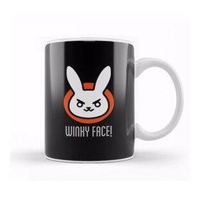 Baskı Dükkanı Dva Winky Face Logo Overwatch Kupa