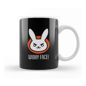 Baskı Dükkanı Dva Winky Face Logo Overwatch Kupa