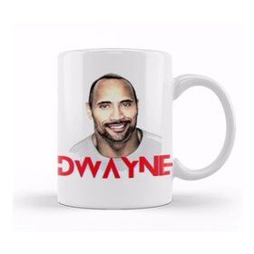 Baskı Dükkanı Dwayne Johnson Artwork Kupa