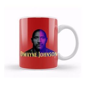 Baskı Dükkanı Dwayne Johnson Artwork Kupa