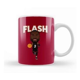 Baskı Dükkanı Dwayne Wade Flash Kupa Bardak