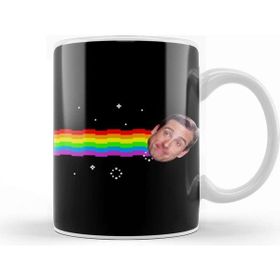 Baskı Dükkanı Dwight Schrute Michael Scott Nyan Cat Office Us Kupa Bardak