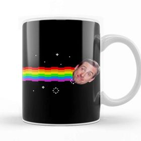 Baskı Dükkanı Dwight Schrute Michael Scott Nyan Cat Office Us Kupa Bardak