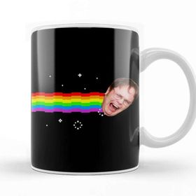 Baskı Dükkanı Dwight Schrute Nyan Cat Office Us Kupa Bardak