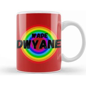 Baskı Dükkanı Dwyane Wade Basketball Gifts Vintage Retro Rainbow Quotes For Boys And Ddad Kupa Bardak