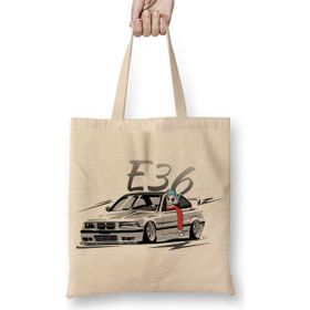 Baskı Dükkanı E36 M3 Lowstyle Skulldriver Bez Kadın Günlük Çanta