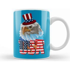 Baskı Dükkanı Eagle Independence Day 4th Of July Gift Celebration Kupa Bardak