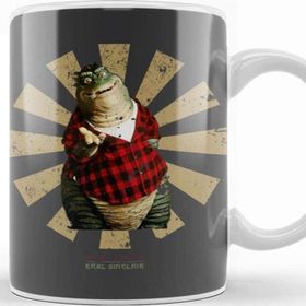 Baskı Dükkanı Earl Sinclair Retro Japanese The Dinosaurs Kupa Bardak
