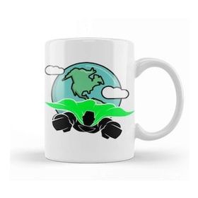 Baskı Dükkanı Earth Day 2021 Superearthman Earth Day Kupa Bardak