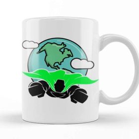 Baskı Dükkanı Earth Day 2021 Superearthman Earth Day Kupa Bardak