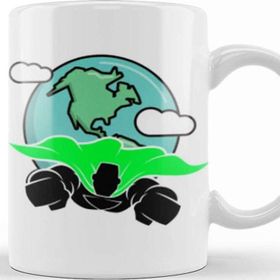 Baskı Dükkanı Earth Day 2021 Superearthman Earth Day Kupa Bardak