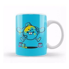 Baskı Dükkanı Easter Egg Blue Rabbit Kupa Bardak