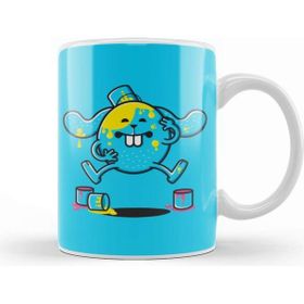 Baskı Dükkanı Easter Egg Blue Rabbit Kupa Bardak