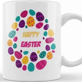 Baskı Dükkanı Easter Egg Happy Easter Kupa Bardak