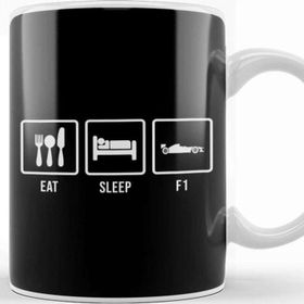 Baskı Dükkanı Eat Sleep F1 Formula 1 Kupa Bardak