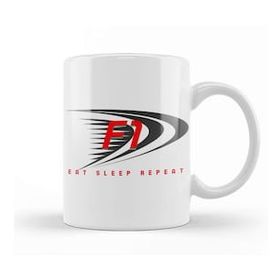 Baskı Dükkanı Eat Sleep Formula 1 Repeat Kupa Bardak