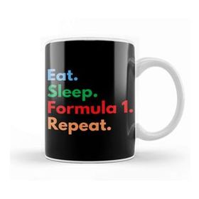 Baskı Dükkanı Eat Sleep Formula 1 Repeat Kupa Bardak