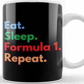 Baskı Dükkanı Eat Sleep Formula 1 Repeat Kupa Bardak