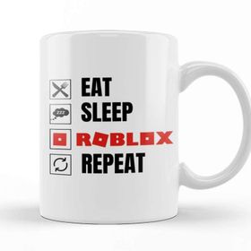 Baskı Dükkanı Eat Sleep Roblox Repeat Kupa Bardak
