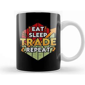 Baskı Dükkanı Eat Sleep Trade Repeat Funny Trading & Investing Kupa Bardak
