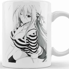 Baskı Dükkanı Ecchi Anime Highschool Rossweisse Kupa Bardak