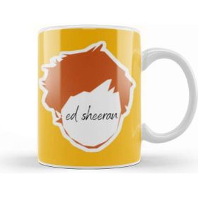 Baskı Dükkanı Ed Sheeran Art Logo Face Kupa Bardak