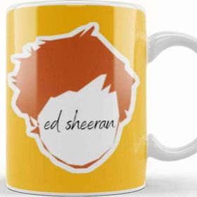 Baskı Dükkanı Ed Sheeran Art Logo Face Kupa Bardak