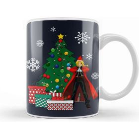 Baskı Dükkanı Edward Elric Around The Christmas Tree Kupa Bardak