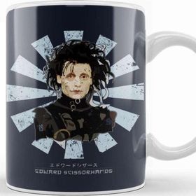 Baskı Dükkanı Edward Scissorhands Retro Japanese Kupa Bardak