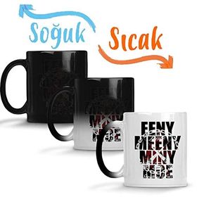 Baskı Dükkanı Eeeny Meeny Miny Moe Sihirli Porselen Kupa