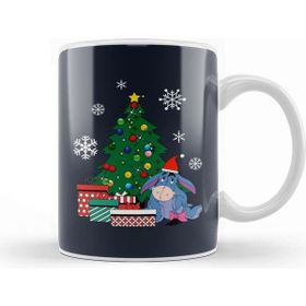Baskı Dükkanı Eeyore Around The Christmas Tree Winnie The Pooh Kupa Bardak