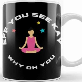 Baskı Dükkanı Eff You See Kay Why Oh You Kupa Bardak