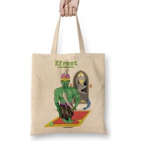 Baskı Dükkanı Efreet Djin War Green Faction Bez Çanta